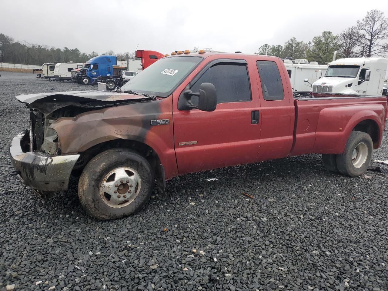 2003 Ford F350 Super Duty de vânzare în Byron, GA - Burn