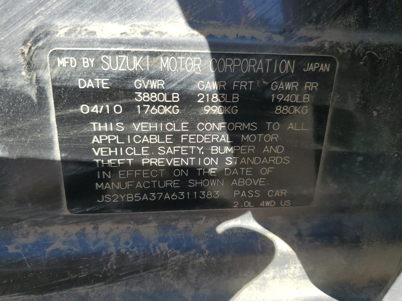2010 Suzuki SX4 - Image 13