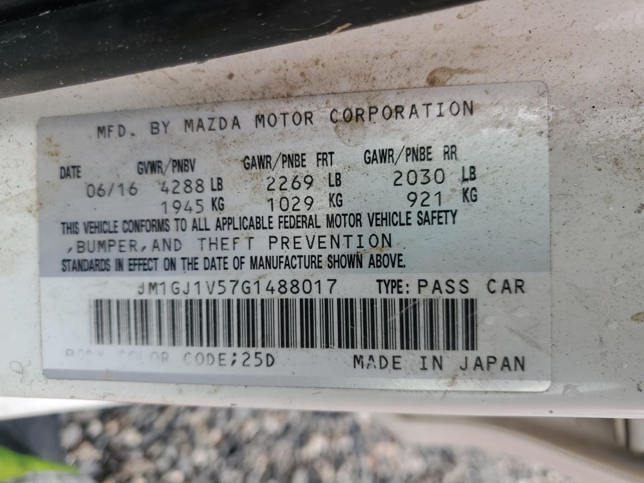 2016 Mazda 6 - Image 12