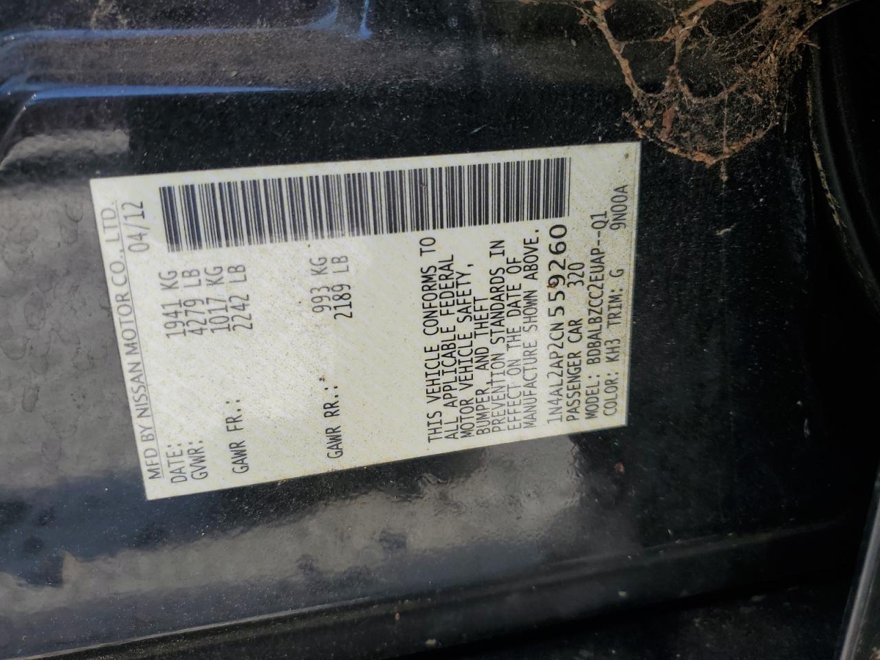 2012 Nissan Altima - Image 12