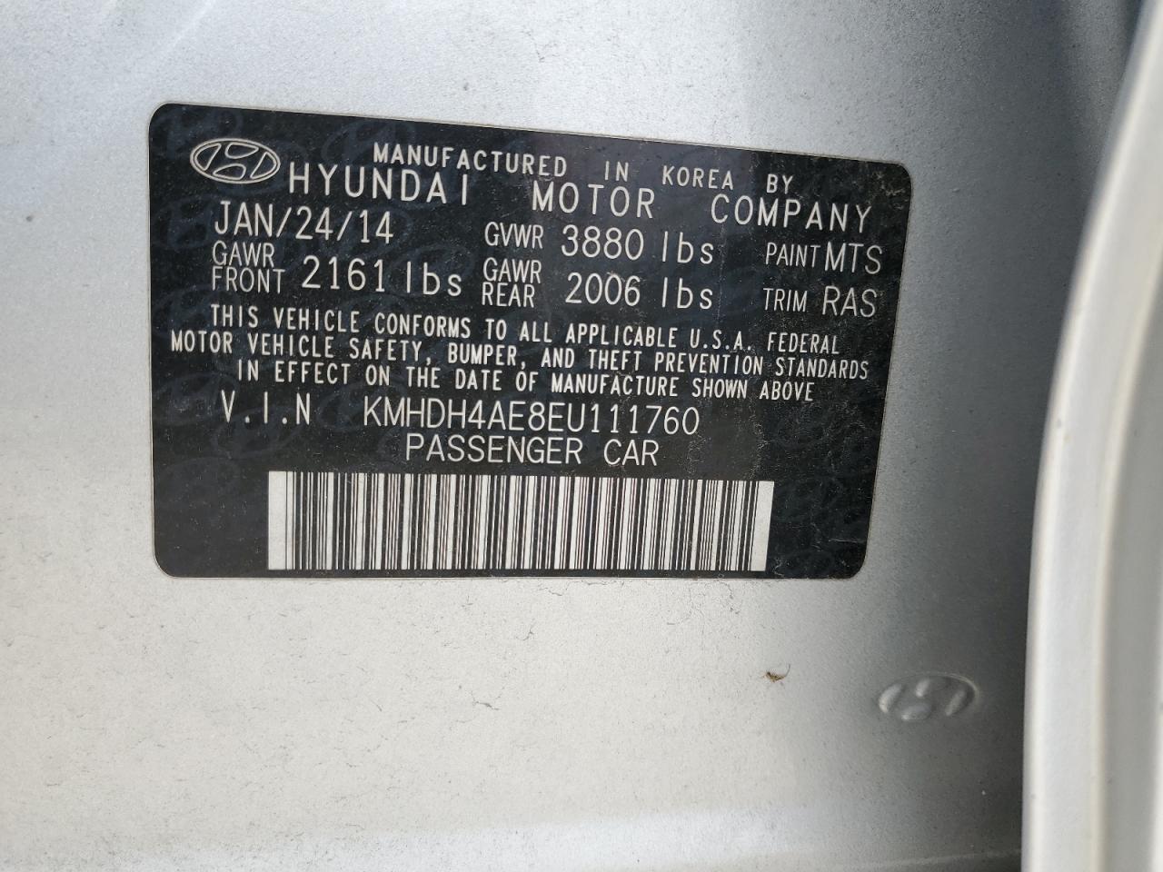 2014 Hyundai Elantra - Image 12