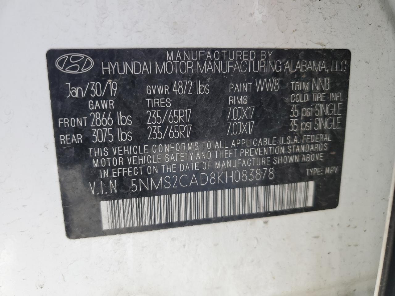 2019 Hyundai Santa Fe - Image 13