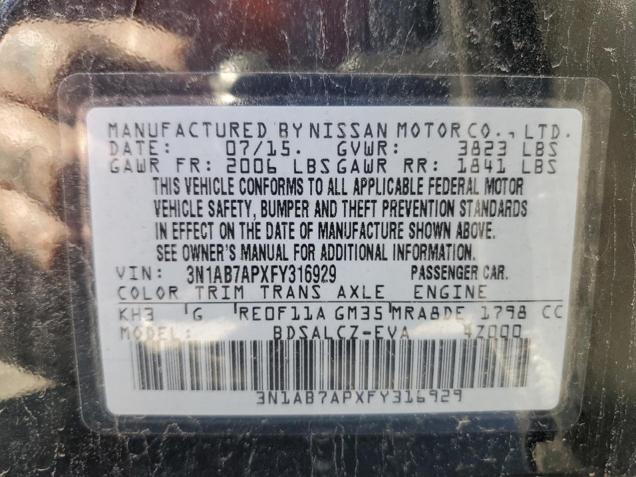 2015 Nissan Sentra - Image 12