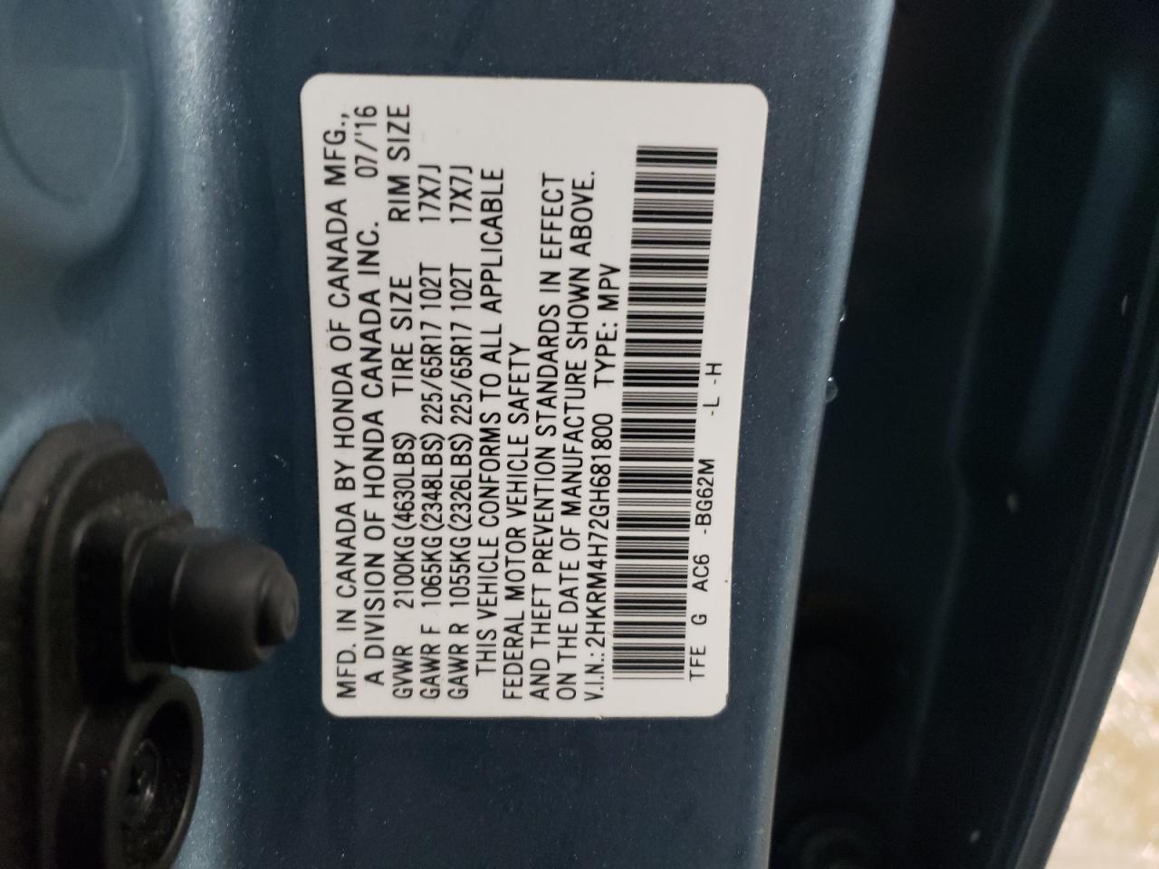 2016 Honda CR-V - Image 12