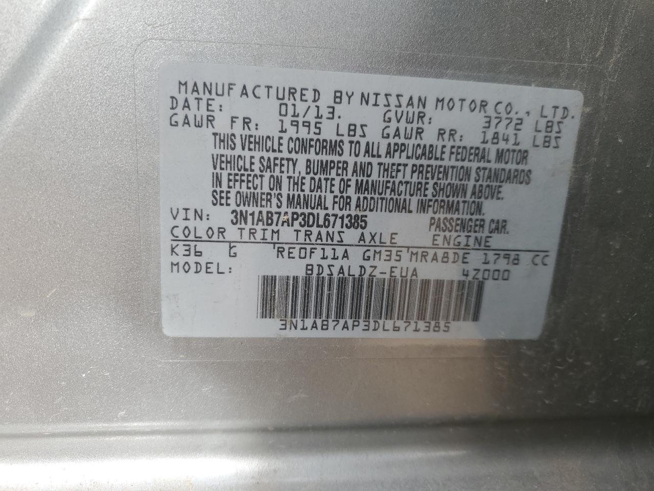 2013 Nissan Sentra - Image 12