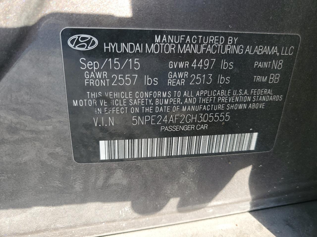 2016 Hyundai Sonata - Image 12