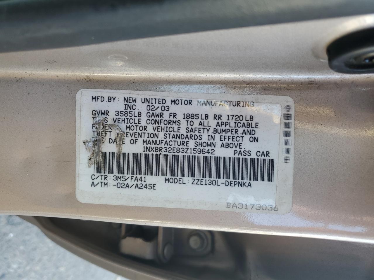2003 Toyota Corolla - Image 12