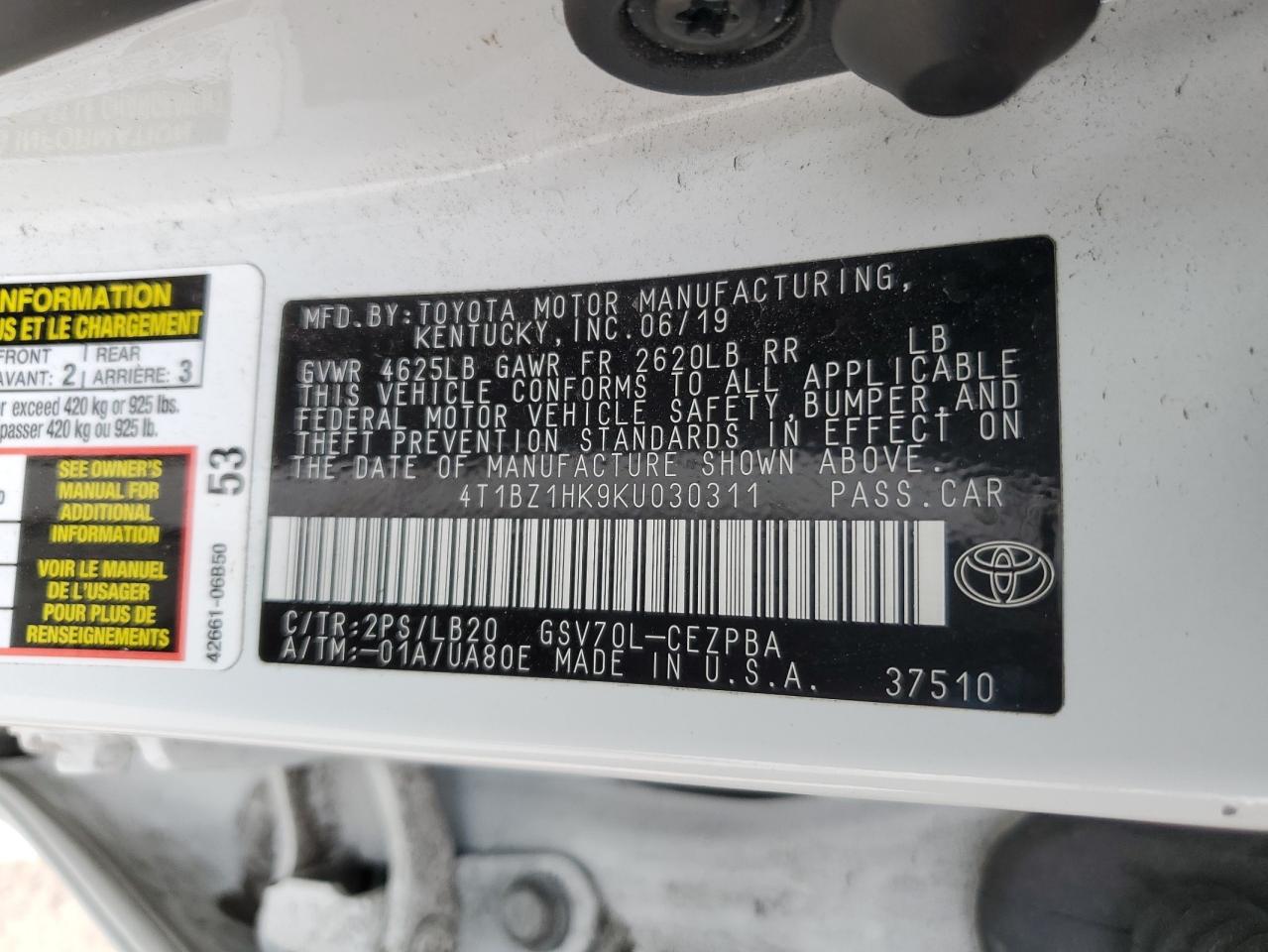 2019 Toyota Camry - Image 14