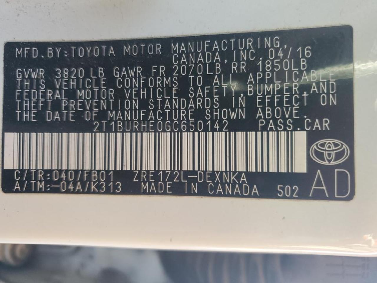 2016 Toyota Corolla - Image 13