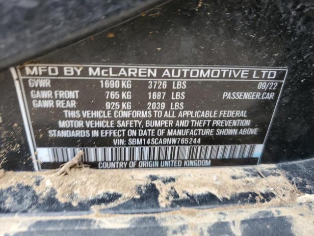 2022 MCLAREN AUTOMOTIVE 765LT 