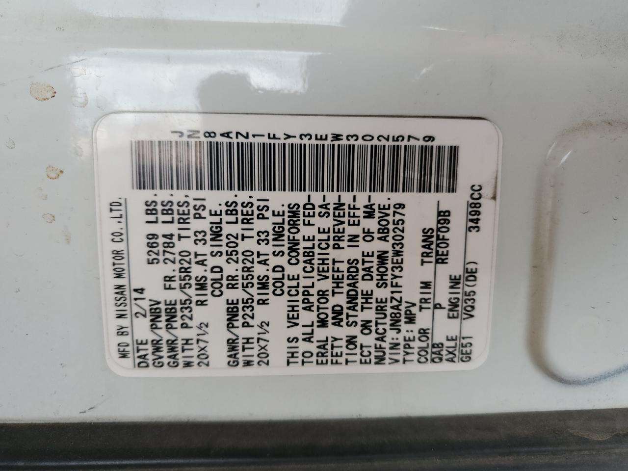 2014 Nissan Murano - Image 13