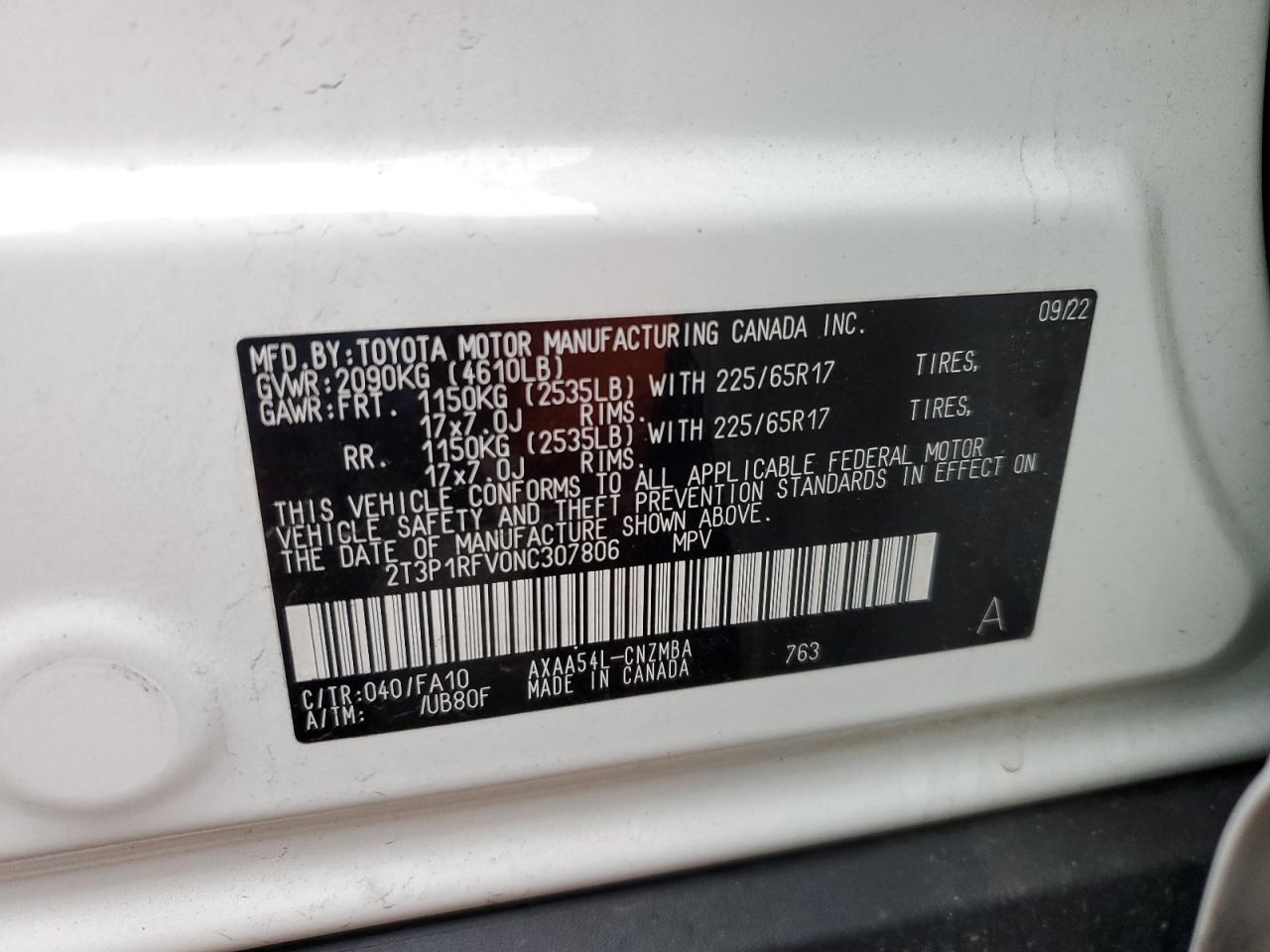 2022 Toyota RAV 4 - Image 15