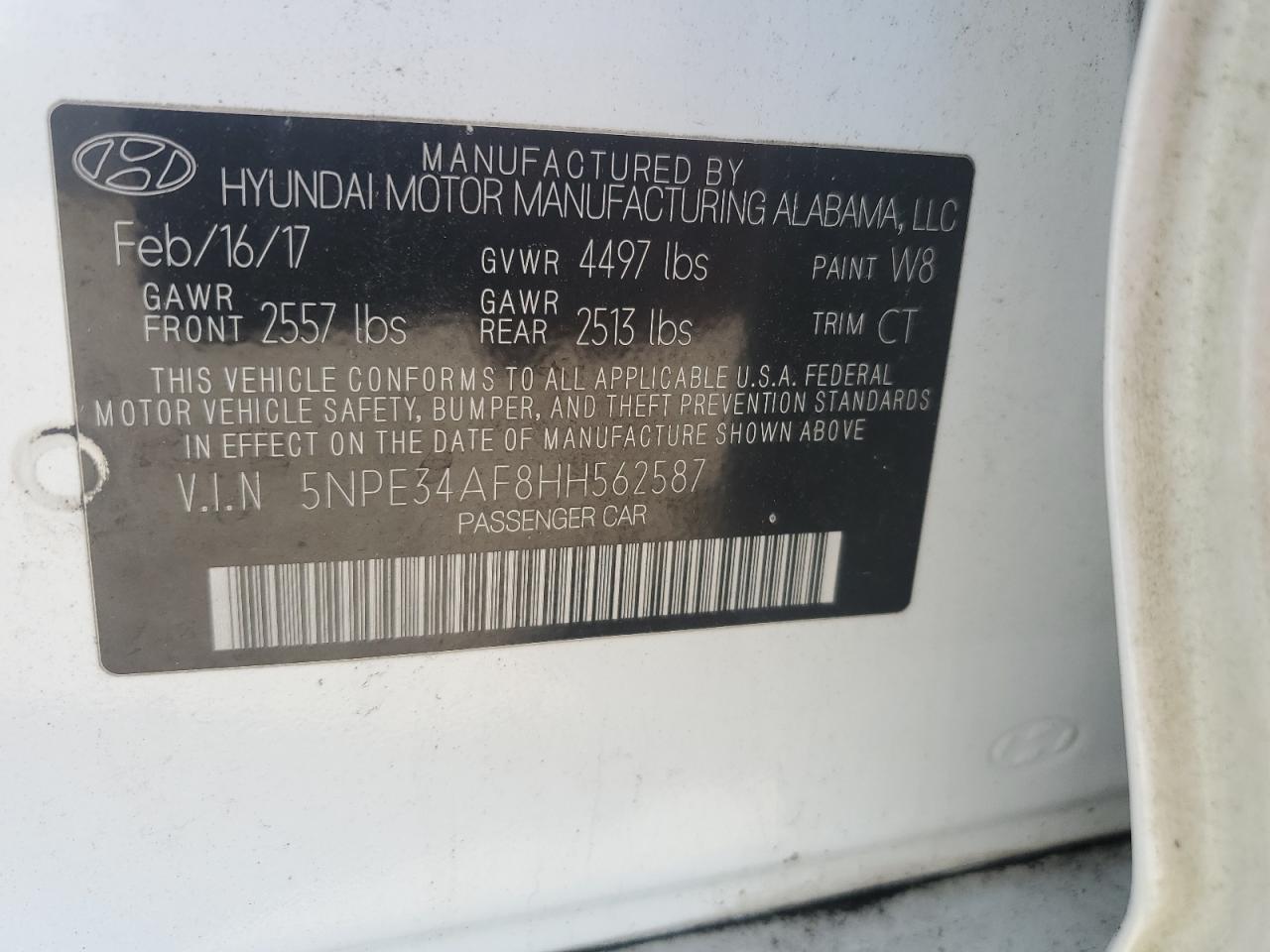 2017 Hyundai Sonata - Image 12