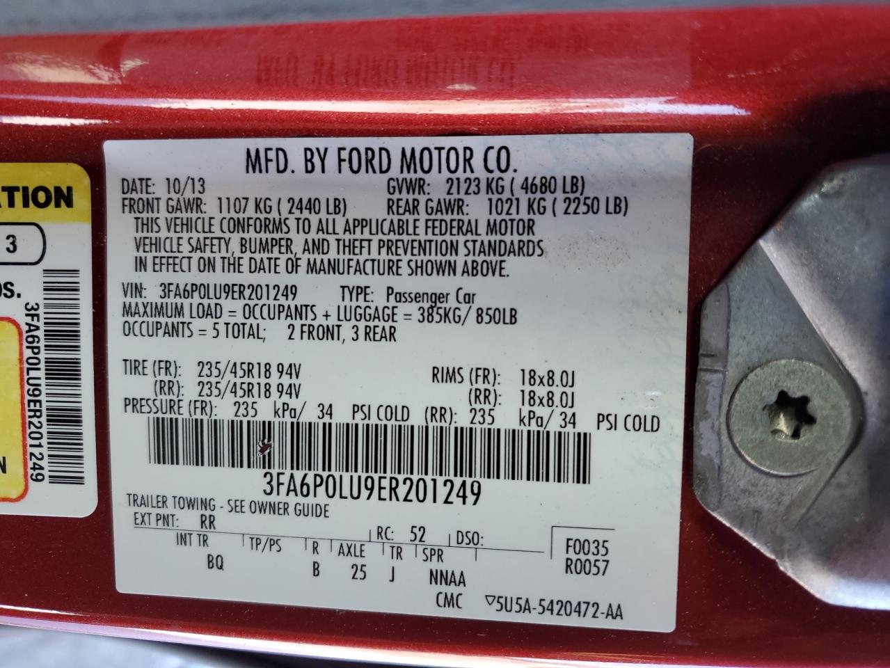 2014 Ford Fusion - Image 12