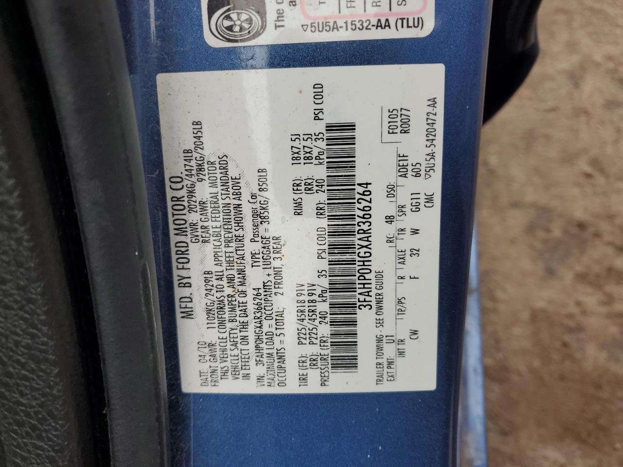 2010 Ford Fusion - Image 14