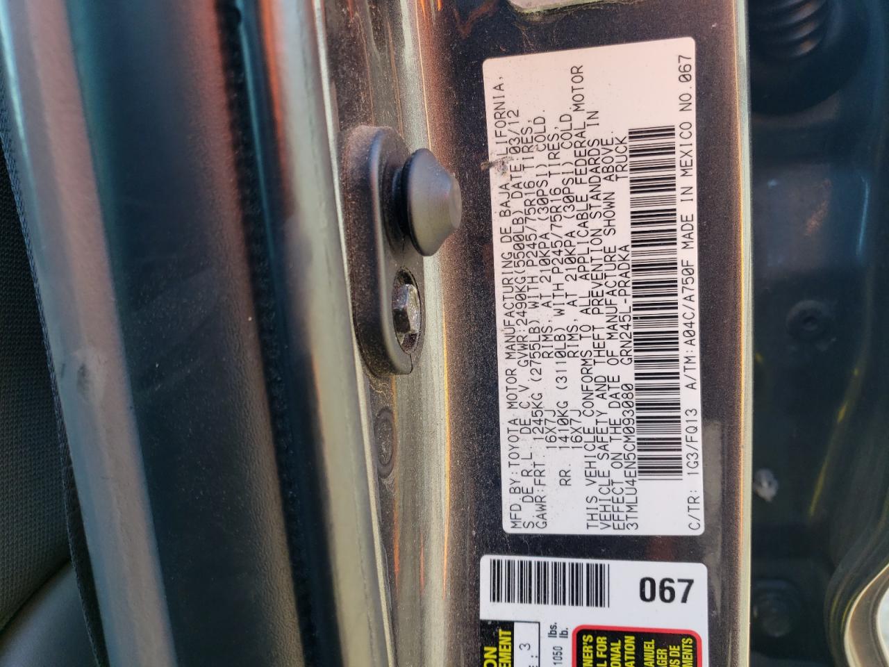 2012 Toyota Tacoma - Image 14