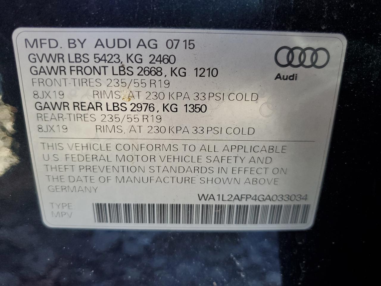 2016 Audi Q5 - Image 15
