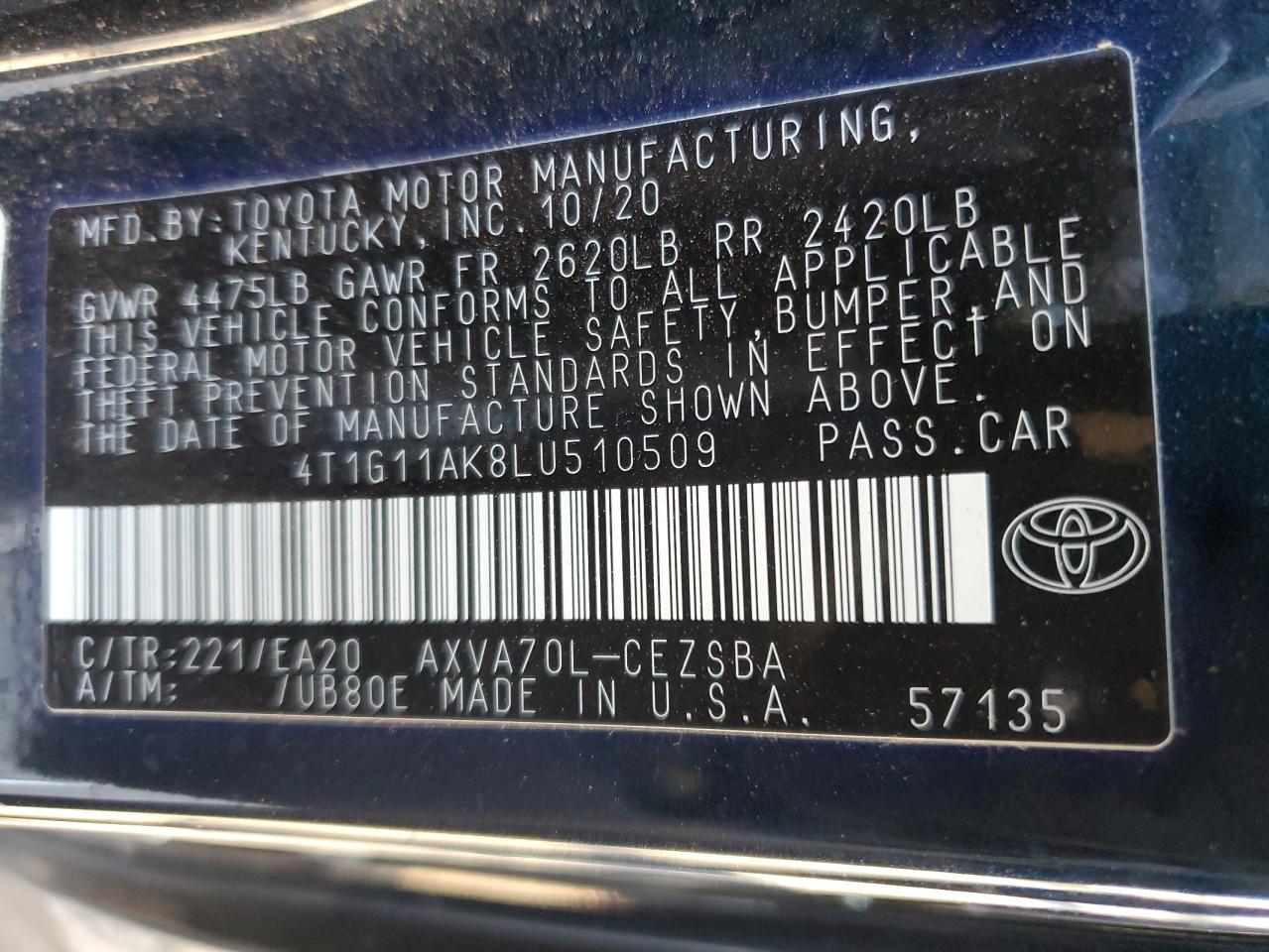 2020 Toyota Camry - Image 15