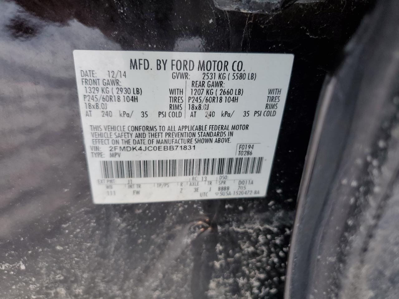 2014 Ford Edge - Image 14
