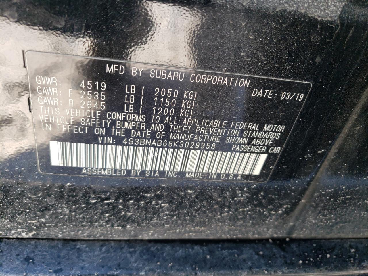 2019 Subaru Legacy - Image 14