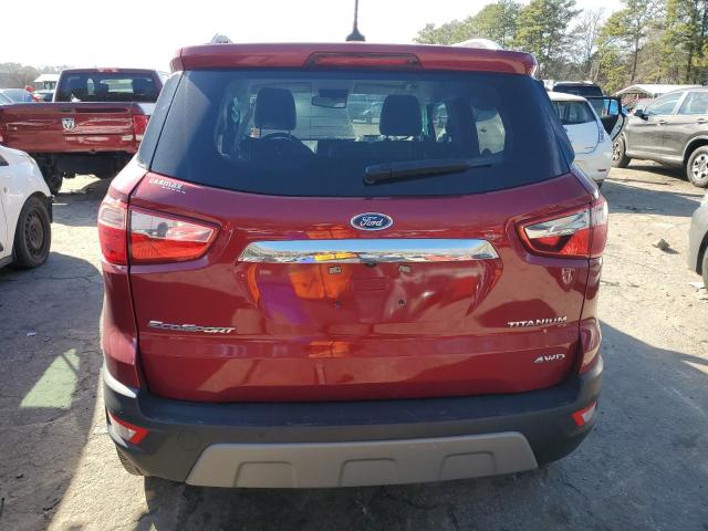  FORD ECOSPORT 2019 Czerwony