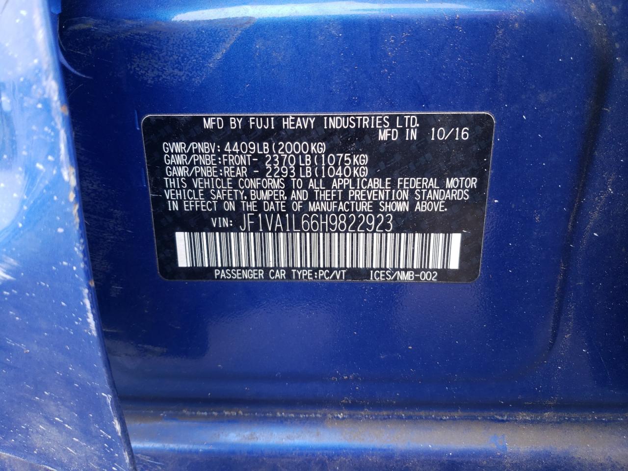 2017 Subaru WRX - Image 14
