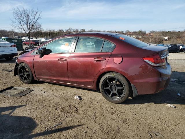  HONDA CIVIC 2015 Czerwony