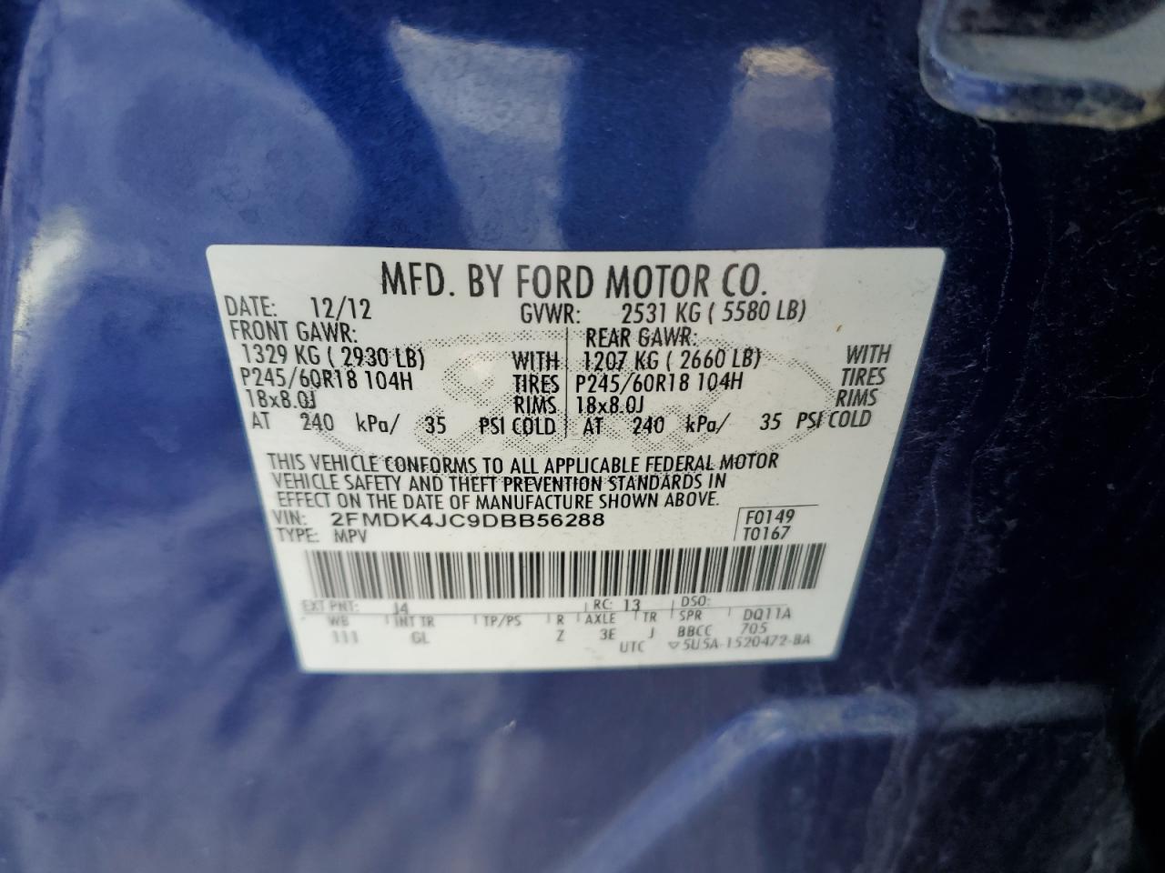 2013 Ford Edge - Image 13