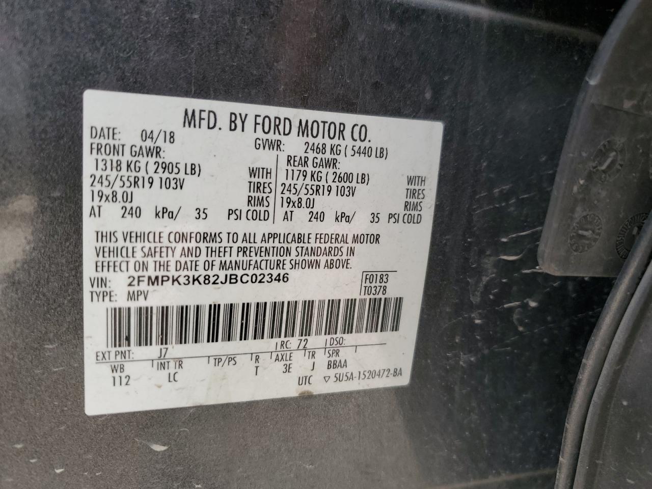 2018 Ford Edge - Image 13