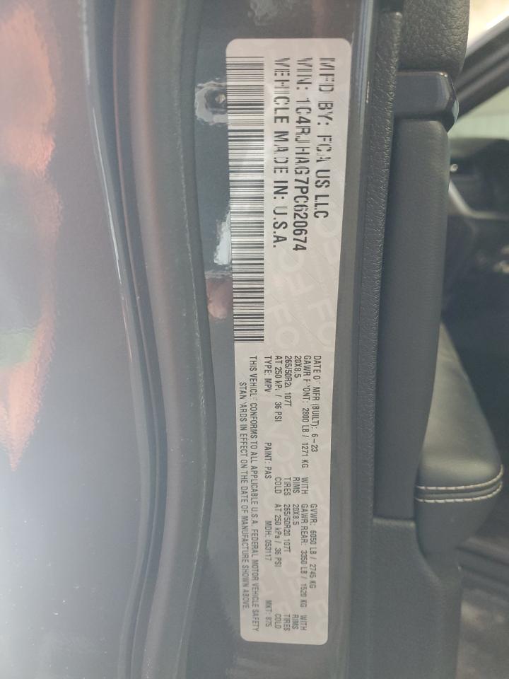 2023 Jeep Grand Cherokee Laredo VIN: 1C4RJHAG7PC620674 Lot: 45369315