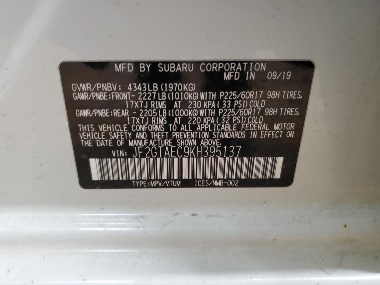 2019 Subaru XV - Image 13