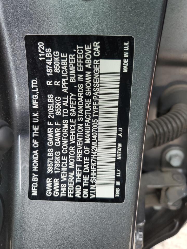 2021 Honda Civic - Image 12