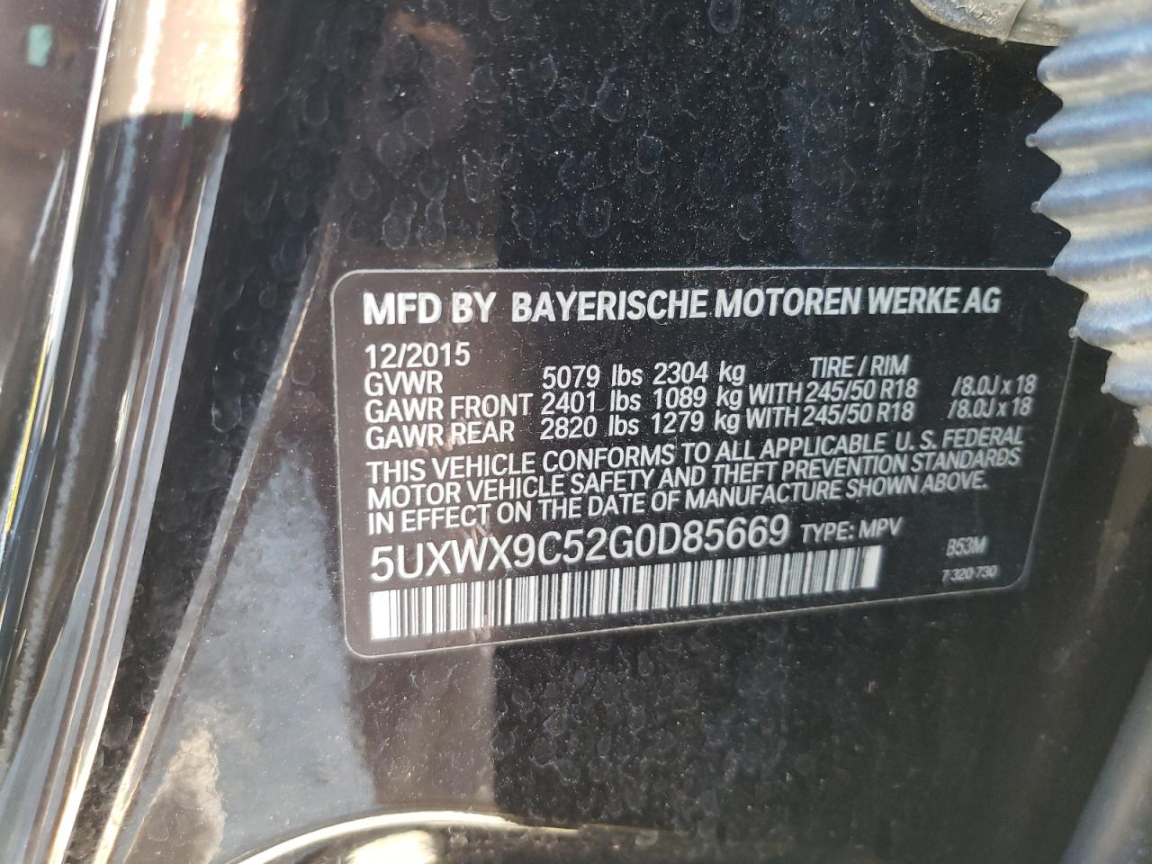 2016 BMW X3 - Image 13