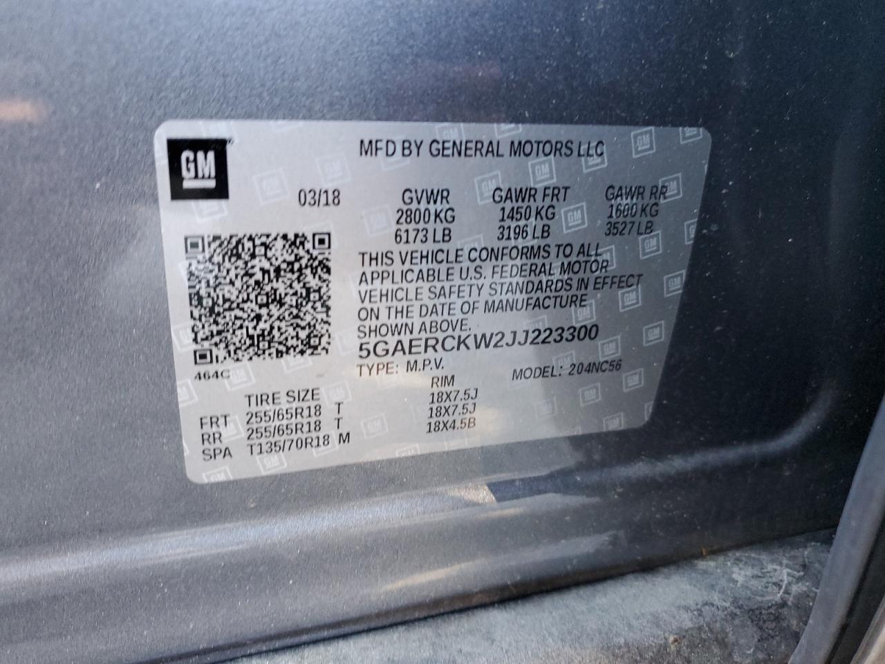 2018 Buick Enclave - Image 12