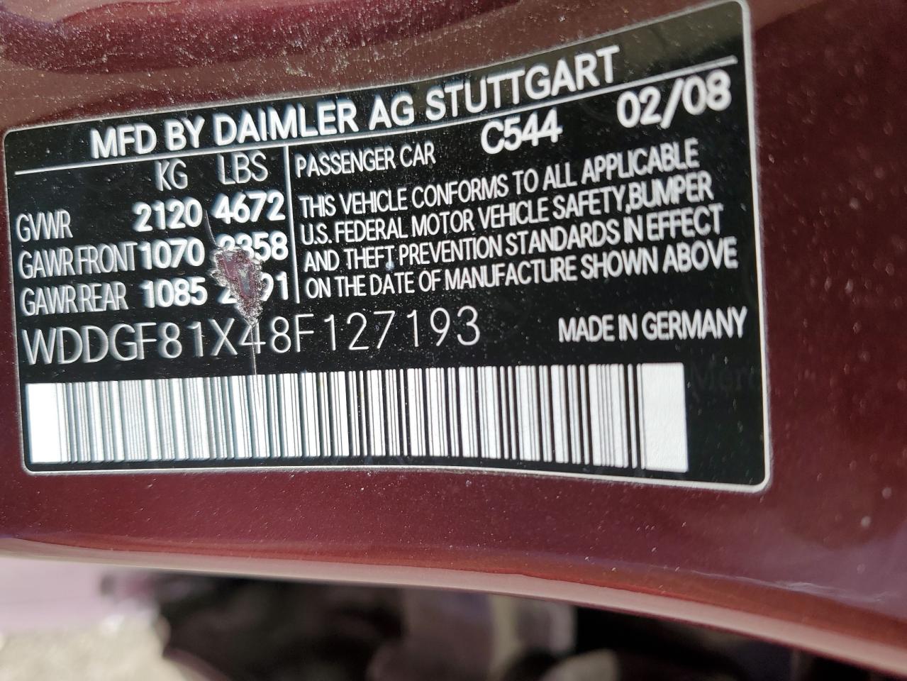 2008 Mercedes-Benz C-klasse - Image 14