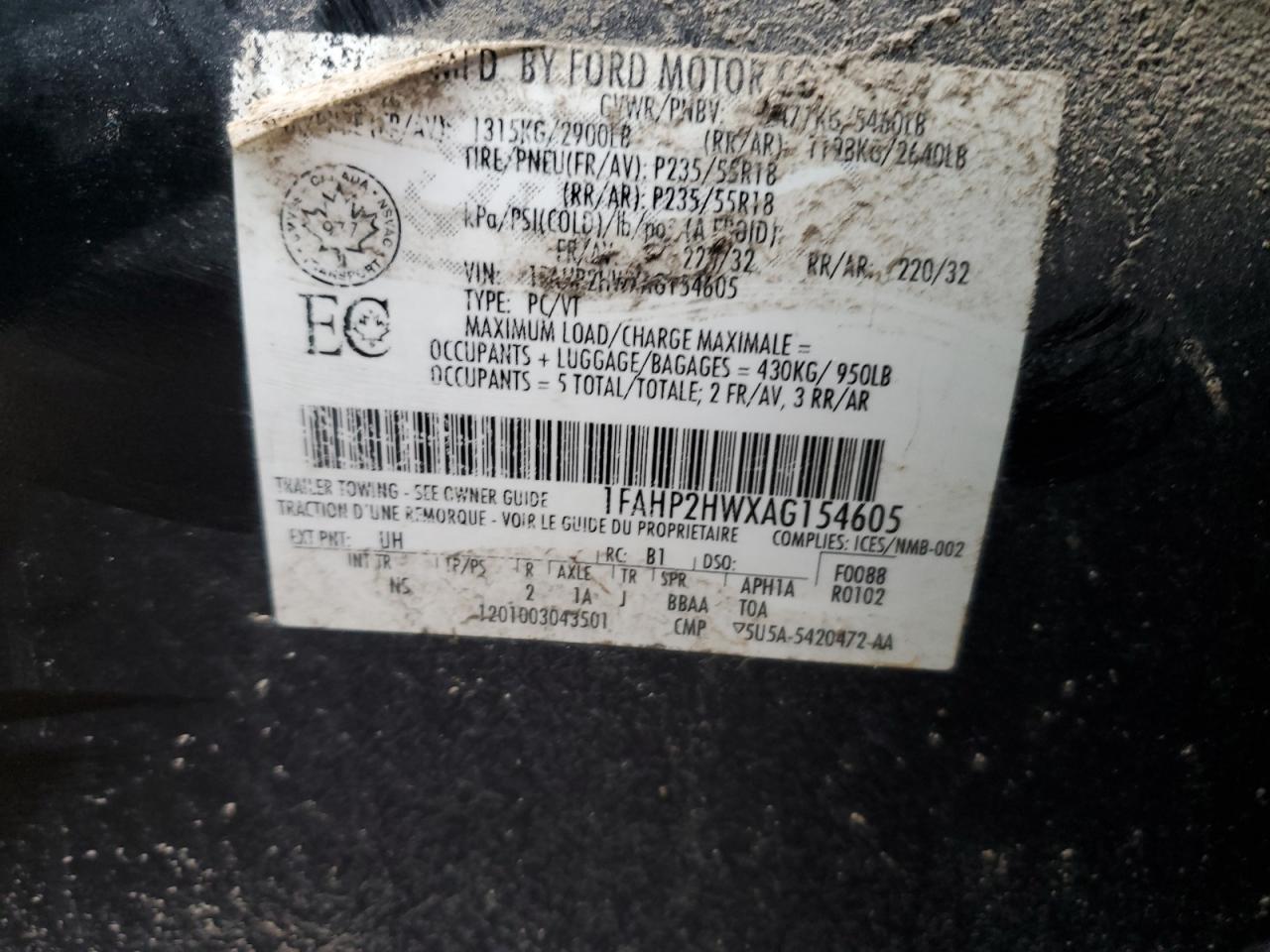 2010 Ford Taurus - Image 12