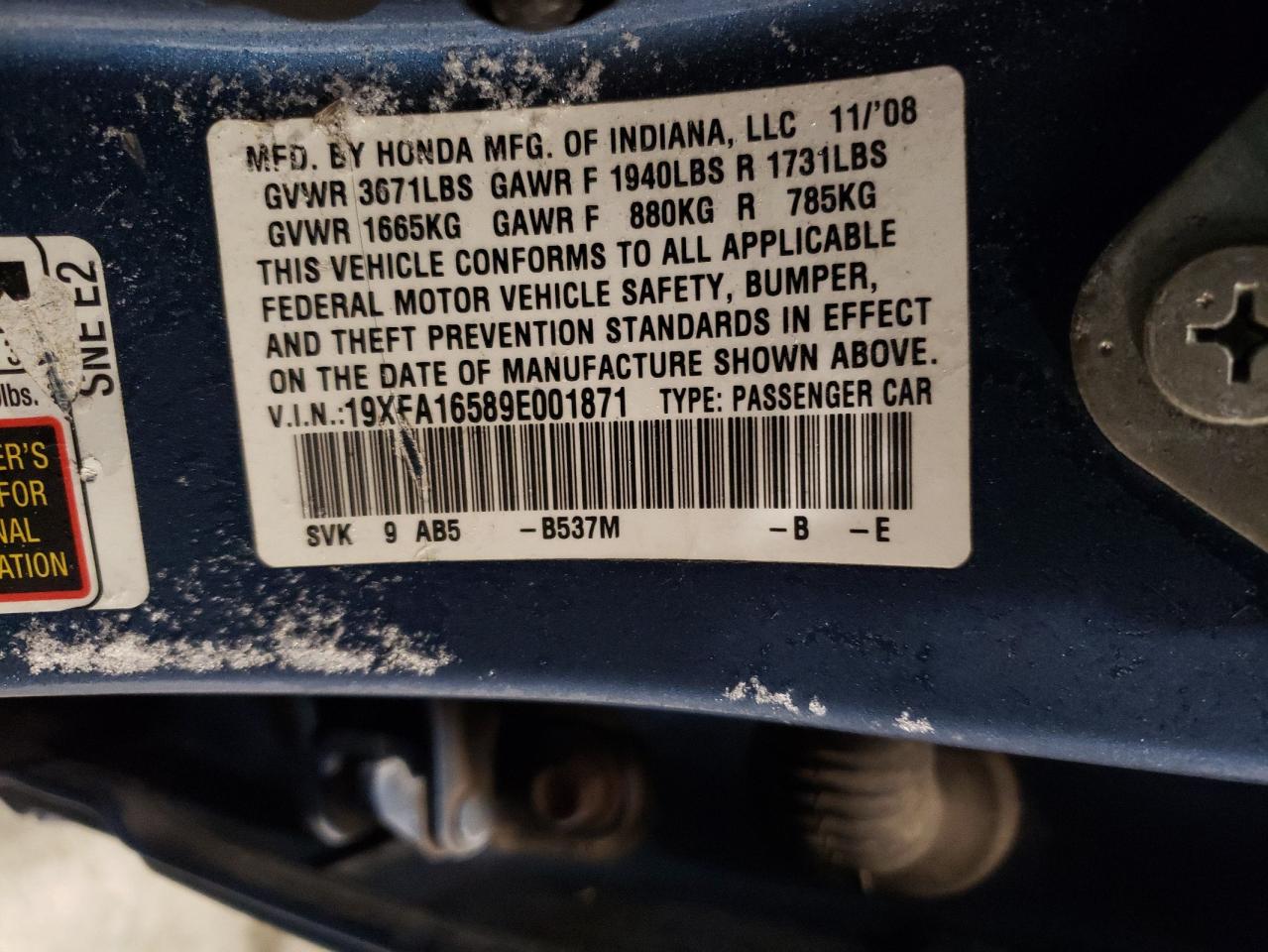 2009 Honda Civic - Image 14