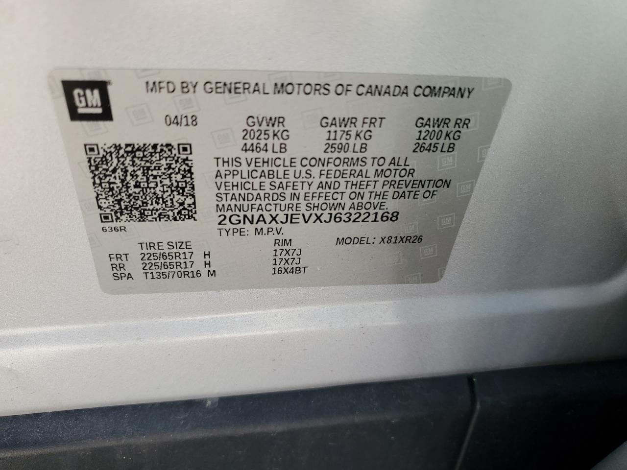 2018 Chevrolet Equinox - Image 14