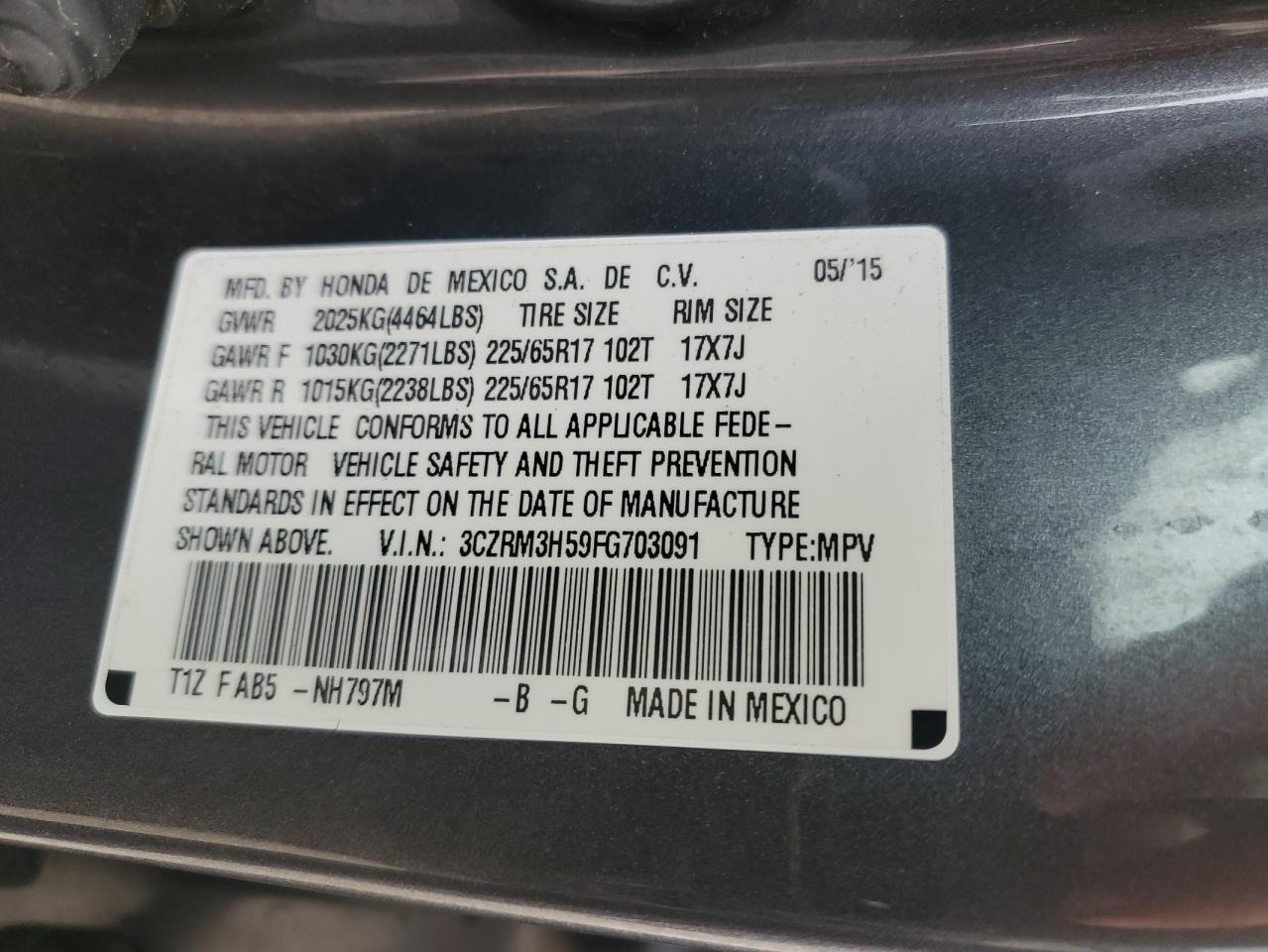 2015 Honda CR-V - Image 16