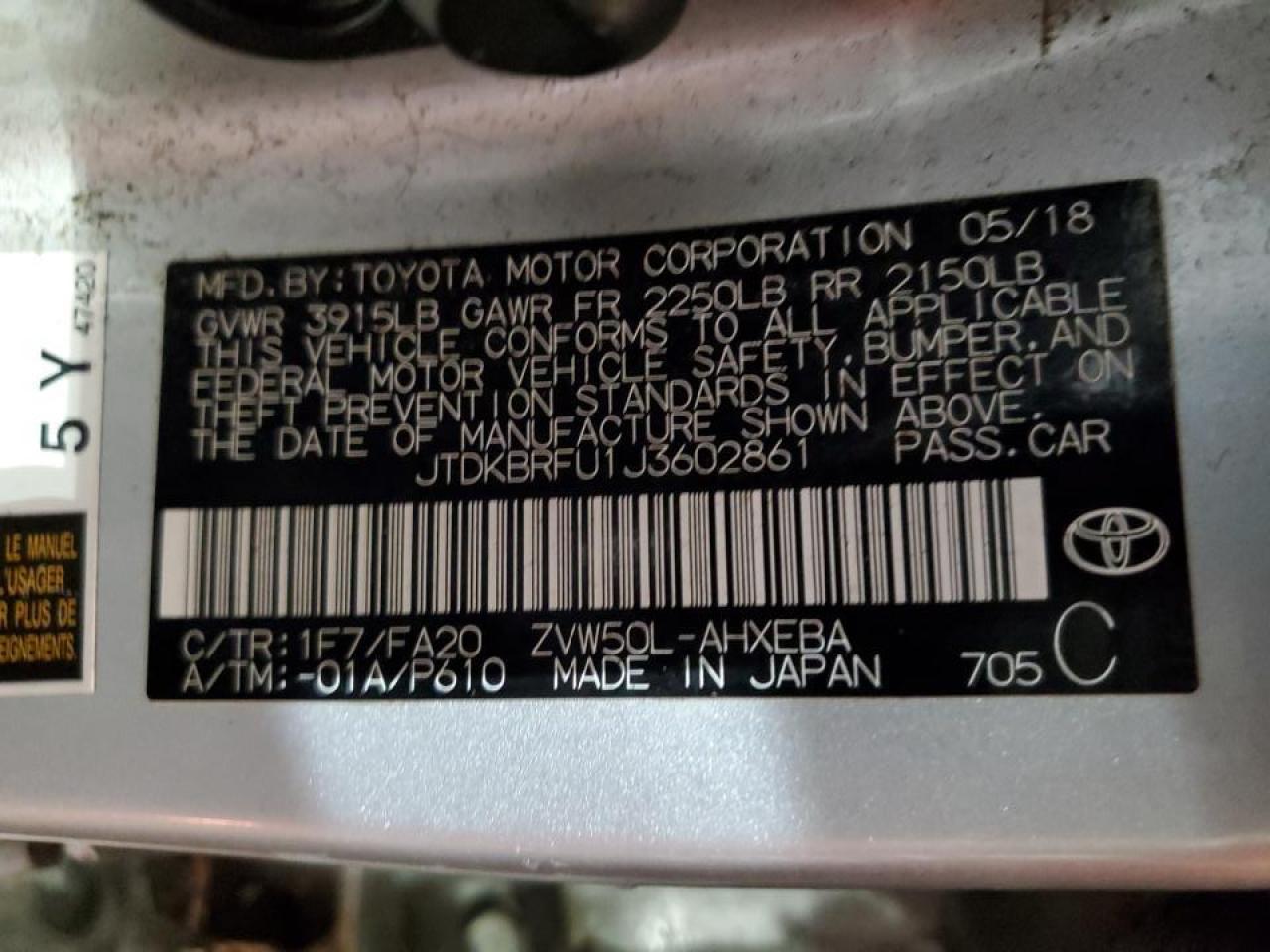 2018 Toyota Prius - Image 12