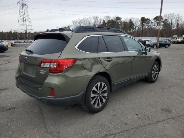  SUBARU OUTBACK 2016 Зелений