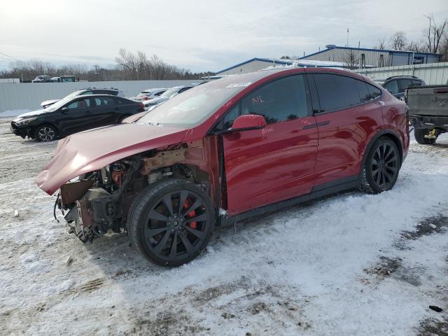  TESLA MODEL X 2023 Красный