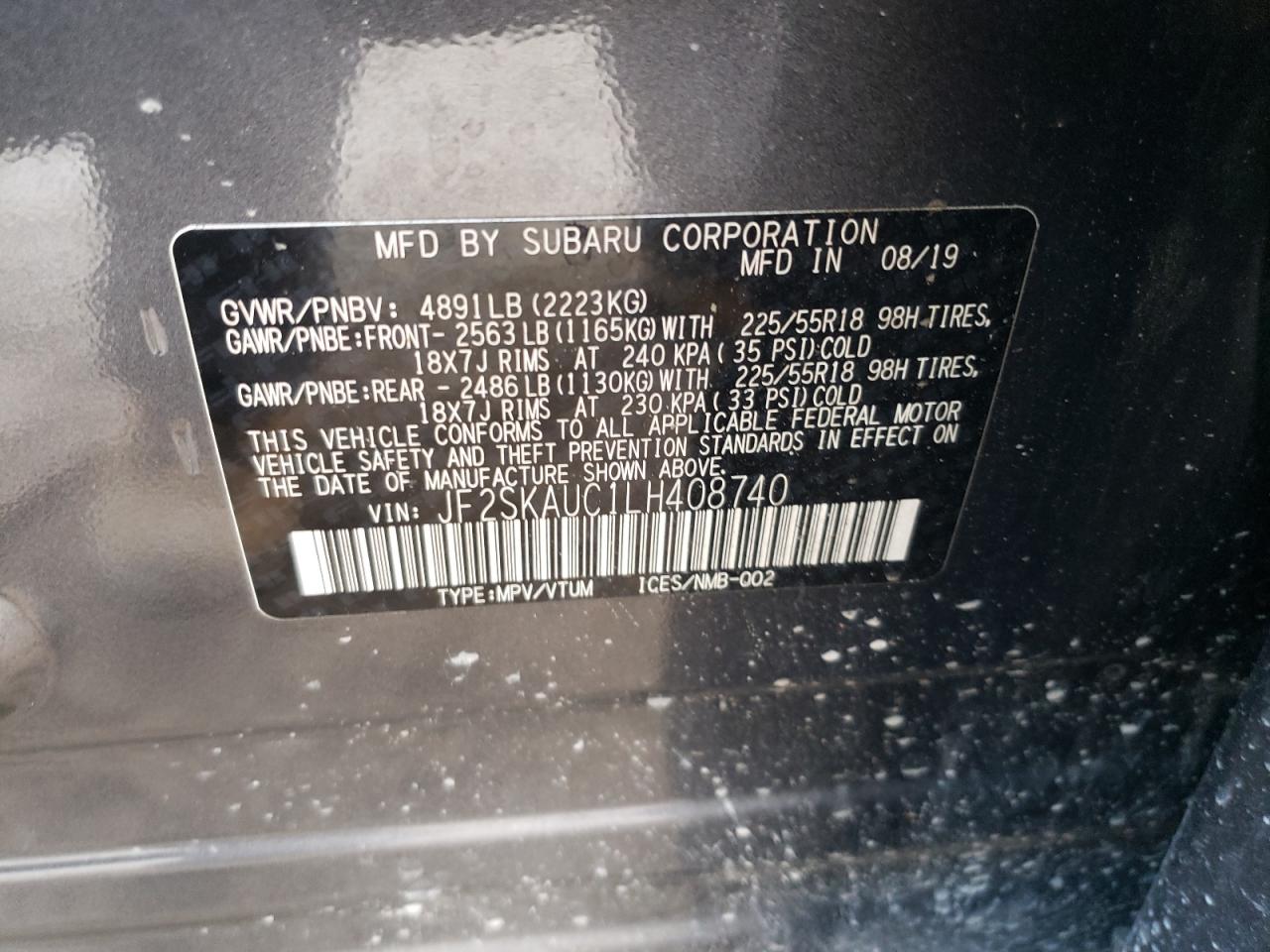 2020 Subaru Forester - Image 16