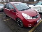 2013 NISSAN NOTE N-TEC for sale at Copart SANDTOFT