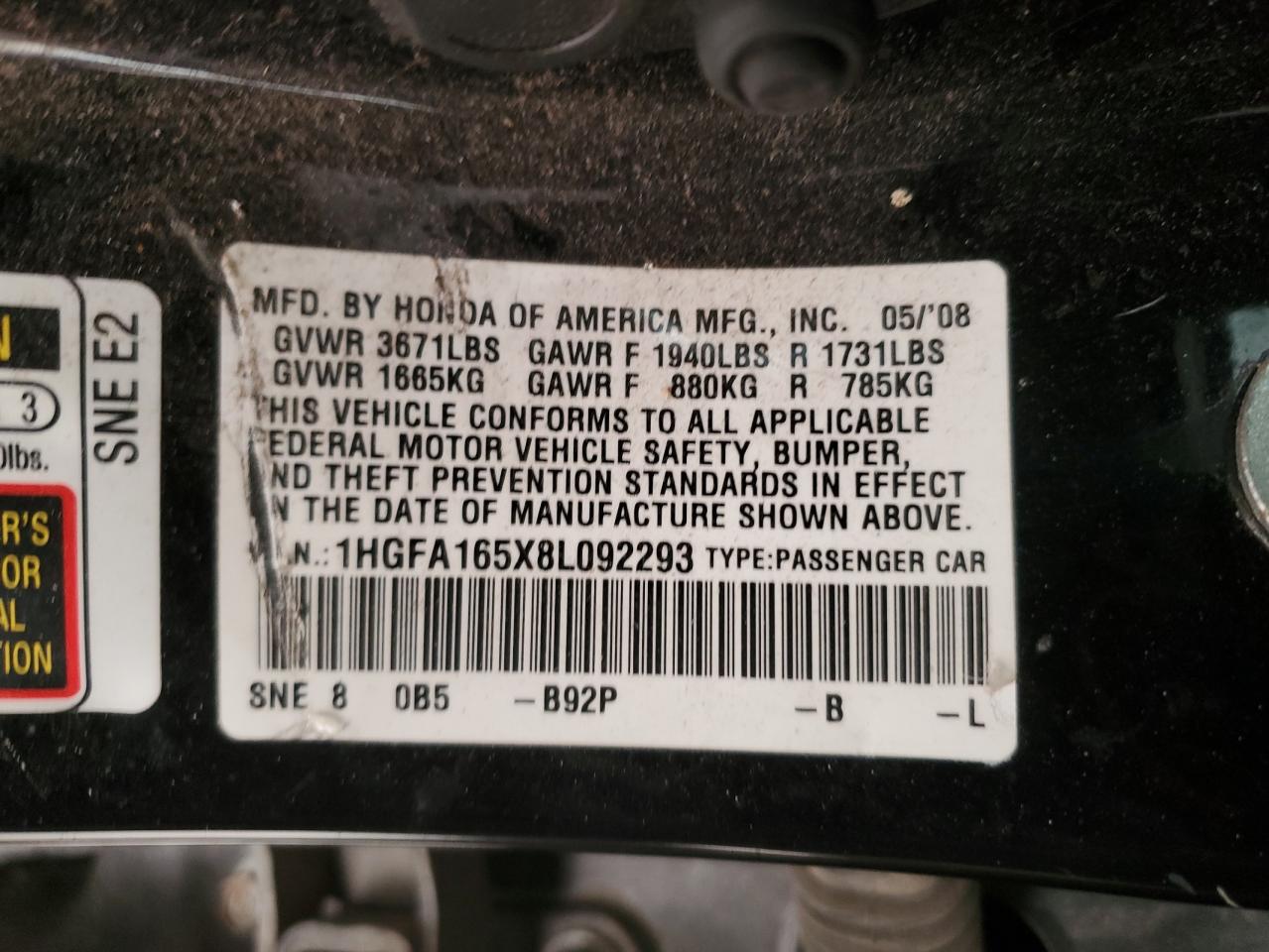 2008 Honda Civic - Image 12
