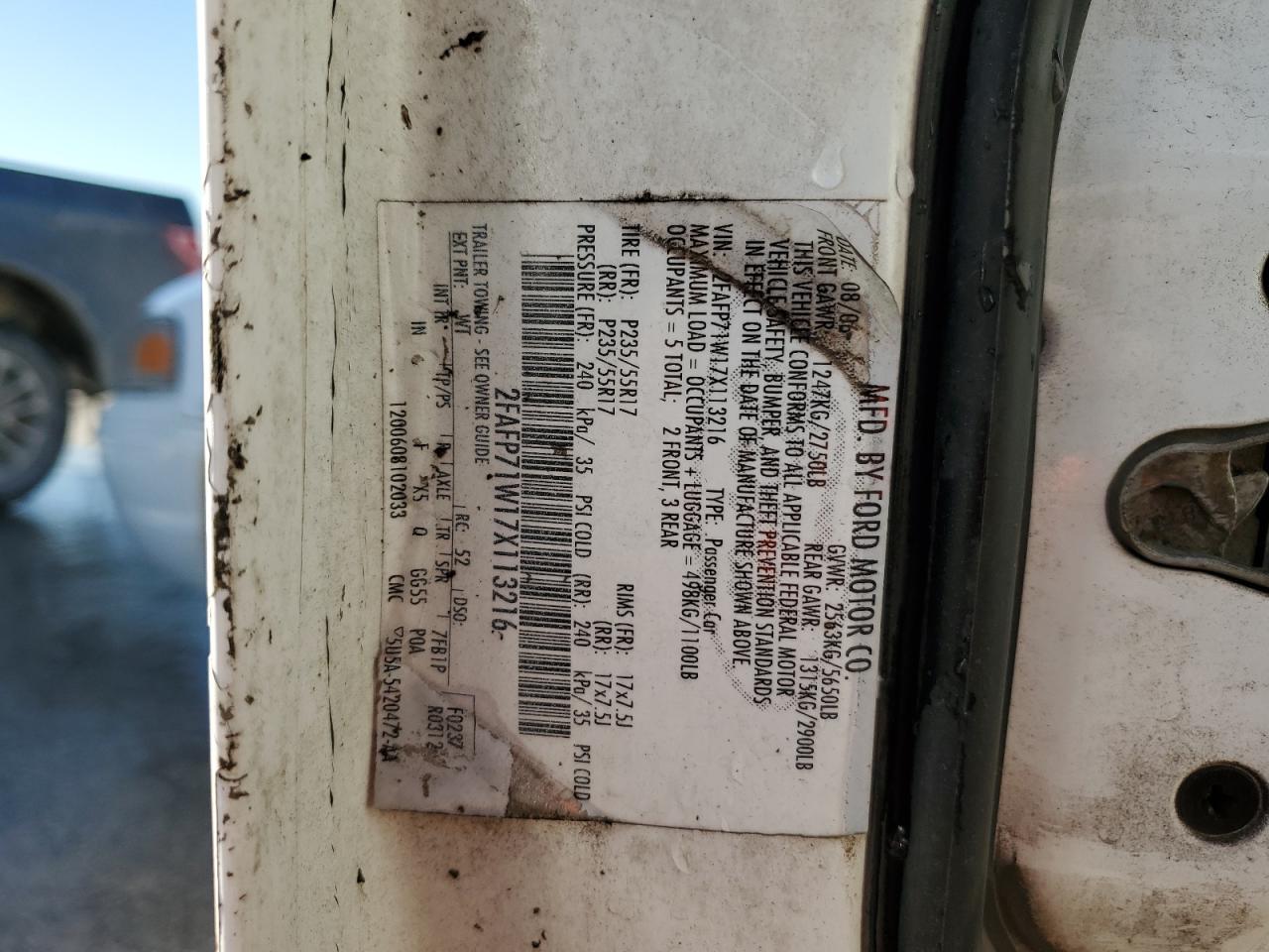 2007 Ford Crown Vict VIN: 0LDL0T44006105 Lot: 47018895