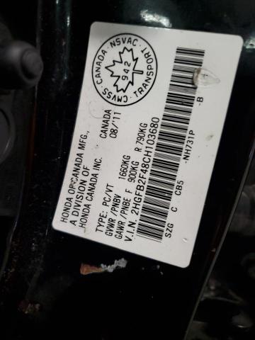 2012 HONDA CIVIC LX  