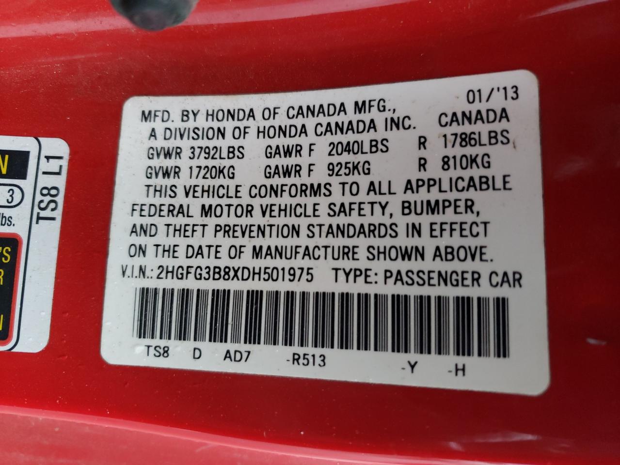 2013 Honda Civic - Image 12