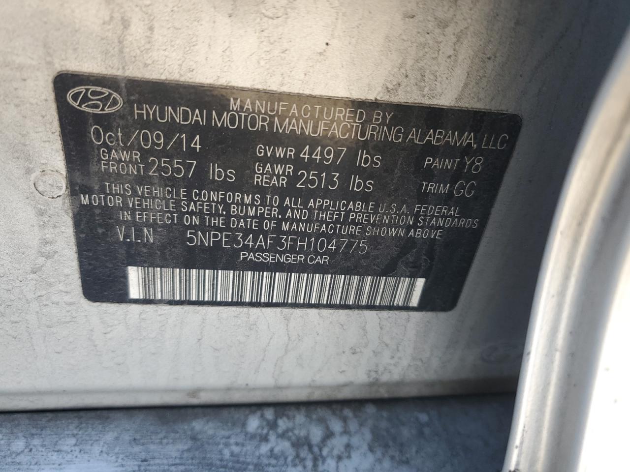2015 Hyundai Sonata - Image 12