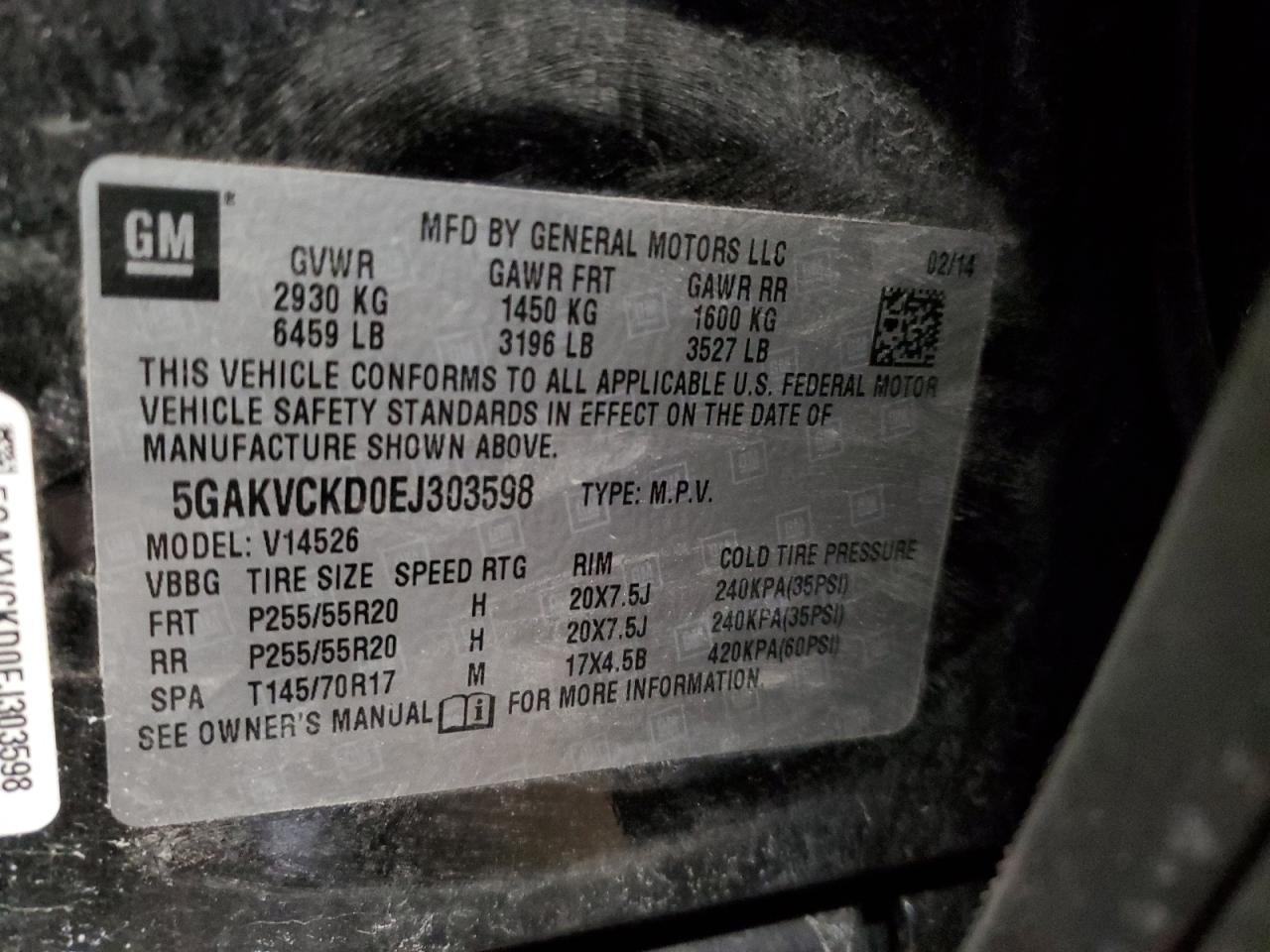 2014 Buick Enclave - Image 14